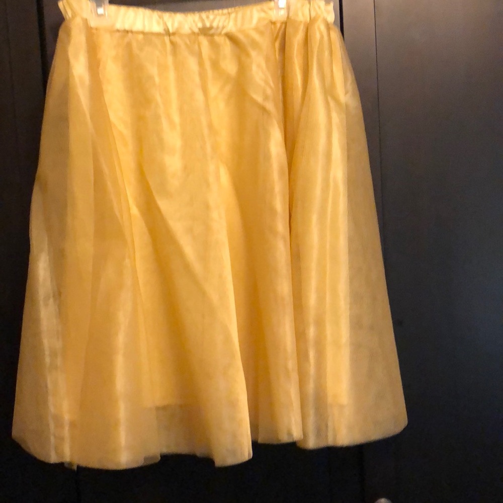 Sheer skirt